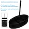 Blue Donuts Toilet Brush and Plunger Set Toilet Plunger Toilet Brush Combo Black BD3934622 - alternate 5